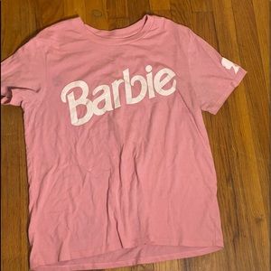 Hot topic Barbie crop lose shirt size m